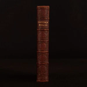 1844 Essays in a Series of Letters John Foster Scarce Eighteenth Edition - Imagen 1 de 5