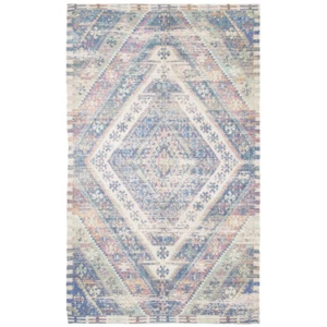 SAFAVIEH Saffron SFN558A Royal Blue / Fuchsia Rug - Picture 1 of 20