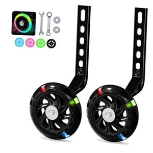 Flash BIKE Training Wheels for 14 16 18 20 Inch.Training Wheels for Kids Black - Picture 1 of 7