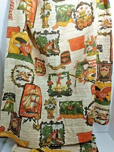 Colonial Bicentennial Curtains Vintage JC Penney Fashion Manor Pinch Pleat 1 Pr - Picture 1 of 9
