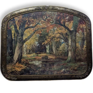 Joseph Straus "Wunderschöner Herbst" Kunstdruck bitte lesen gerahmt Herbstblätter Vintage - Bild 1 von 24