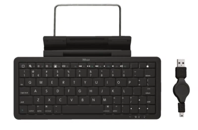 Trust Wireless Keyboard With Stand For iPad Includes Charge Cable & 13 iPad Keys - Image 1 of 2