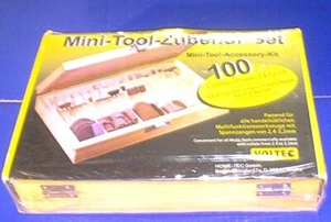 100-tlg Minitool Zubehörset für Mini-Bohrmaschine Fräser Schleifstift VOLTEC - Bild 1 von 2