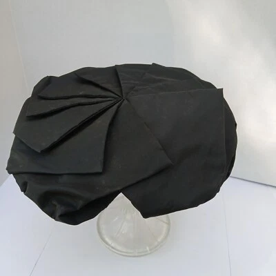 Sombrero de mujer Vera Whistler original negro vintage años 60 Foto 1 de 4