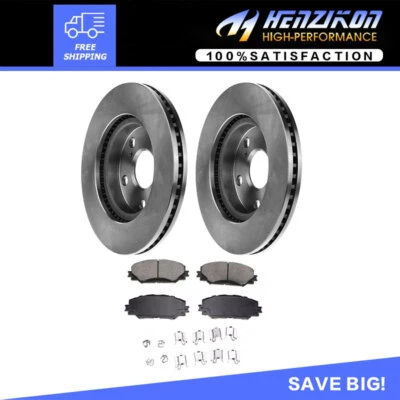 Rotores de freno delanteros + pastillas de freno de cerámica para Toyota RAV4 Prius V Scion xB 275 mm. Foto 1 de 4