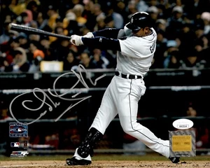 Carlos Guillen signiert Detroit Tigers 2006 World Series Photofile 8x10 Foto JSA - Bild 1 von 1