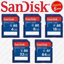 Carte Mémoire SANDISK SD SDHC SDXC pour Appareil Photo ( 8 16 32 64 GO GB GIGA )
