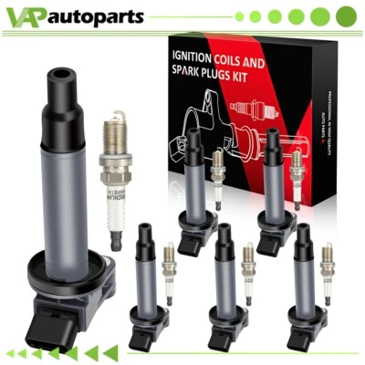 6 For 1999 2000 2001 2002 2003 Lexus ES300 3.0L V6 Ignition Coil & Spark Plug - Image 1 of 4