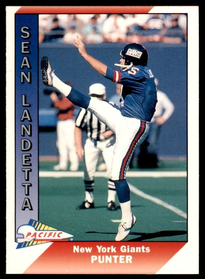 1991 Pacific. Sean Landeta . New York Giants #350 - Image 1 of 2