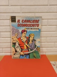 ALBO GIGANTE IL CAVALIERE SCONOSCIUTO N.1 1967 CENISIO FUMETTO VINTAGE - Foto 1 di 2