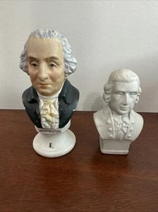 Kopf Büste Skulpturen Figuren Präsidenten 2 Stück Lefton China & Made in Japan - Bild 1 von 20
