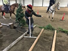 Horse Trail Course Measuring Sticks