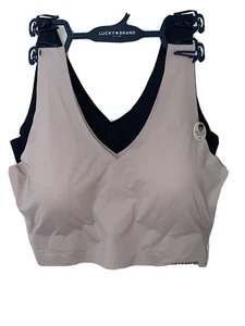 Lucky Brand Set of 2 Seamless Laser Cut Bras LVD19053 Sze L~ RARE FINDING!!! - Picture 1 of 9