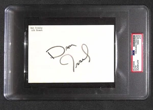 Dan Issel "NBA Basketball HOF Hall of Fame" Signed Autograph 4x6 Index Card PSA - Picture 1 of 3