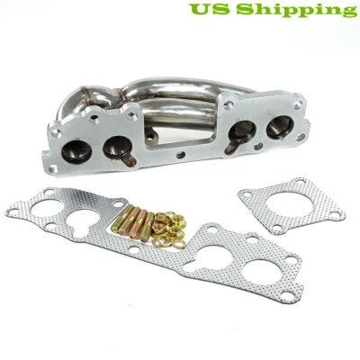 Colector de escape turbo inoxidable 304 para camioneta Toyota 22RTE 83-88 4Runner Hilux Foto 1 de 4