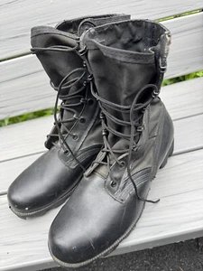Mens Spike Protective Black Jungle Boots Men’s Size 8.5 Wide - Picture 1 of 5