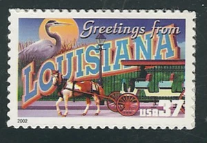 Scott #3713 ...37 Cent...State Greetings...Louisiana...3 Stamps - Picture 1 of 1