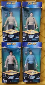 Star Trek Where No Man Has Gone Before Kirk Spock Scott Sulu  9" Playmates Toys - Picture 1 of 7