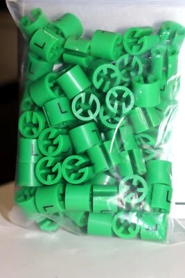 Juego de 91 piezas L grandes divisores de tamaño a presión percha marcador de ropa etiqueta de ropa Foto 1 de 4