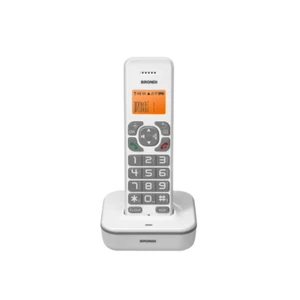 BRONDI BRAVO STAR BIANCO - TELEFONO CORDLESS - TASTI GRANDI - CON VIVAVOCE - Foto 1 di 1