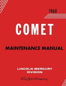 1960 Mercury Comet Maintenance Manual - Picture 1 of 3