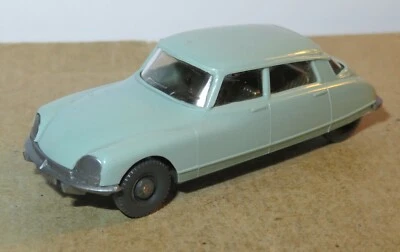 Micro Wiking Ho 1/87 Citroen Ds Id 19 Pallas Verde Chiaro Interno Scuro No Box - Immagine 1 di 3
