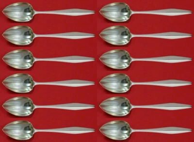 Diamond by Reed and Barton Plata Esterlina Pomelo Sp Juego Personalizado 12 piezas Acanalado Foto 1 de 3