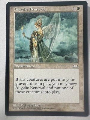 Angelic Renewal Magic The Gathering Weatherlight LP Mtg - Image 1 of 2