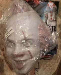 Costume Adulto A Strappo Pennywise Deluxe It Capitolo Due Halloween 44 Maschera Cosplay - Foto 1 di 6