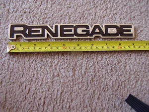 15 16 17 Jeep Renegade left door letters logo emblem nameplate 520050570 2017 - Bild 1 von 1