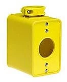 Woodhead 3003, Caja de salida de receptáculo de bloqueo, (2) Caja de salida de puerto Sng Rcpt, 1 PC Foto 1 de 1