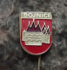Antique Bojnice Castle Czech Town Weinitz Tourist Souvenier Visit Pin Badge - Picture 1 of 3