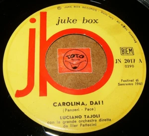 LUCIANO TAJOLI - CAROLINA DAI - LEI / LISTEN - ITALIAN POPCORN - Picture 1 of 2