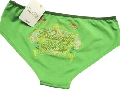 A0031 Rene Rofe NUEVO Para Mujer Verde Naturalmente Salvaje Patten Microfibra Hipsters S M Foto 1 de 3