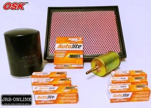 FORD LTD AU1 AU11 AU111 6CYL VCT OIL AIR FUEL FILTER SERVICE+SPARK PLUGS 99-03 - Picture 1 of 1