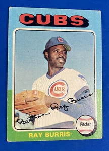 Vintage 1975 Topps Baseball Set-Break #566 Ray Burris Chicago Cubs Karte NM-EX - Bild 1 von 2