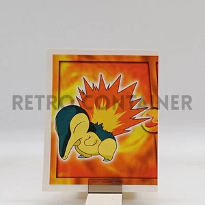 NINTENDO POKEMON MERLIN Sticker Card (2001 Series 4) - 111 - Cyndaquil - Picture 1 of 1
