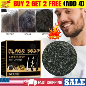 Hot Spartan Gray Hair Reverse Bar, Mane Gray Reverse Bar, Hair Darken Bar Soap~~ - Picture 1 of 11