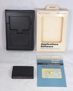 Vintage Texas Instruments TI-99/4 Home Computer Software Securities Analysis - Picture 1 of 3