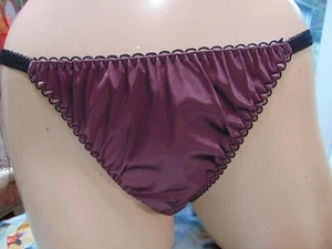Bragas de bikini de satén de segunda piel lisas con mantequilla talla XL ideales para hombres - Imagen 1 de 25