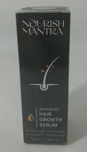 NEW Nourish Mantra Advanced Hair Growth Serum 1.69 FL OZ Men & Women (A1-3) - Picture 1 of 6