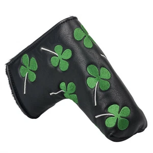 Copricapo putter lama nera in pelle premium Golf adatto a Scotty Cameron Ping - Foto 1 di 11