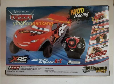 Disney Pixar Cars Lightning McQueen XRS 2.4 GHZ RC Car TURBO BOOST Mud Racing  - Image 1 of 4
