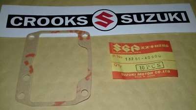 13251-40600 RM250/RM370/RM400/PE250/TS400 Suzuki Carburetor Float Bowl Gasket - Image 1 of 4