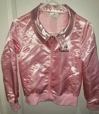 CHAQUETA ROSA SATINADA DISFRAZ HALLOWEEN XL 14/16 ROSA SWEETIES niñas ¡súper estado! Foto 1 de 2