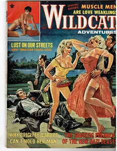 Pulp Style WILDCAT Magazine Sept. 1963 Cheesecake And Outrageous Fiction - Picture 1 of 4