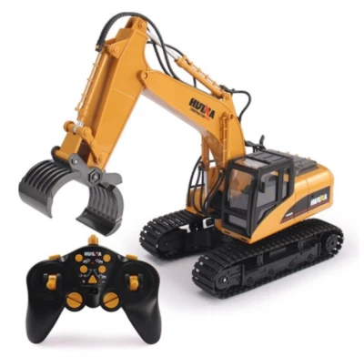 Escavatore Radiocomandato HuiNa 1570 Scala 1:14 16Ch 2.4 Ghz  Con Pinza - Immagine 1 di 4
