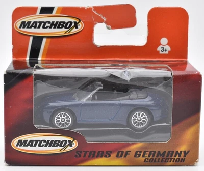 Matchbox Superfast Porsche Carrera Cabrio blu. Stelle della Germania.... - Immagine 1 di 2
