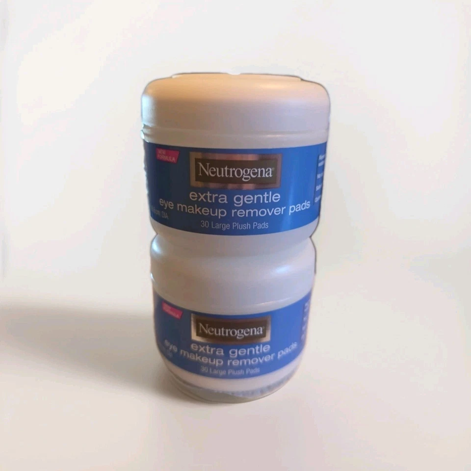 2x Neutrogena Extra Gentle Makeup Removing Pads 30 Count - Image 1 of 1