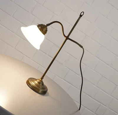 elegante lampada design ottone lampada da tavolo lampada da terra tulipano... - Immagine 1 di 4